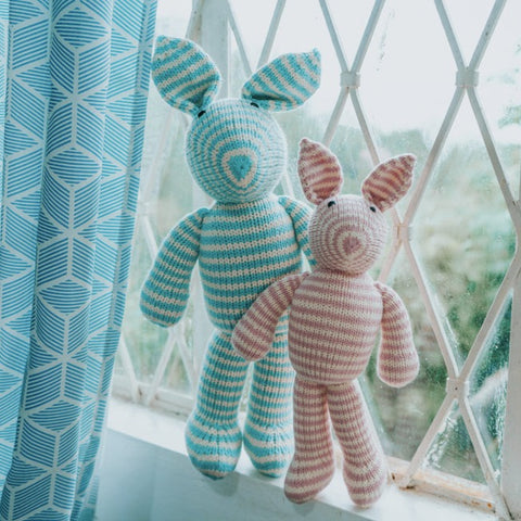 Stripey Bear and Bunny