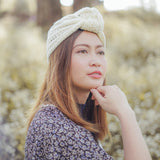 Knitted Lace Turban